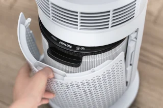Philips Air Performer 2-in-1 Luchtreiniger en Ventilator AMF765/10 Wit