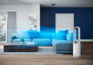 Philips Air Performer 2-in-1 Luchtreiniger en Ventilator AMF765/10 Wit