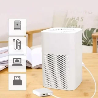 Redom luchtreiniger – compact usb luchtfilter – wit