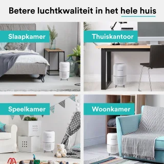 Rolfstone Air Balance Luchtreiniger met HEPA 13 en koolstoffilter