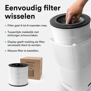 Rolfstone Air Balance XL Luchtreiniger met HEPA 13 filter