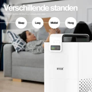 RYER Luchtreiniger XL HEPA 13 Air Purifier