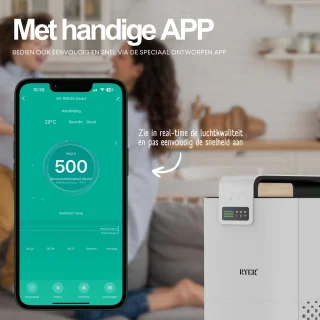 RYER Luchtreiniger XL HEPA 13 Air Purifier