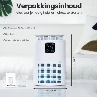 Saaf Luchtreiniger - Wit