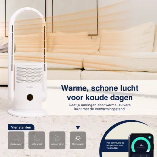 Samako 3-in-1 Luchtreiniger Ventilator Verwarming 2000W