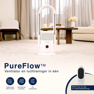 Samako 3-in-1 Luchtreiniger Ventilator Verwarming 2000W