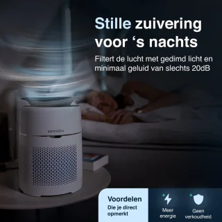 Samako Airflow Pro Luchtreiniger Hepa 13 Pro Filter