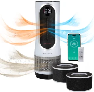 Silvergear Luchtreiniger Hot & Cold 3-1 met HEPA 13 Filters