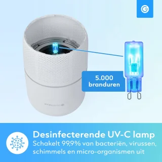 Silvergear Luchtreiniger Pro UV met HEPA 13 Filters