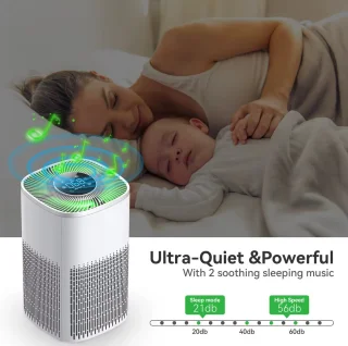 Smart Air Purifier DN-905 Luchtreiniger Wit