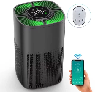 Smart Air Purifier DN-905 Luchtreiniger Zwart