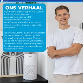 Sofresh Air Purifier 30 m² met HEPA-filter