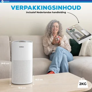 Sofresh Air Purifier 30 m² met HEPA-filter