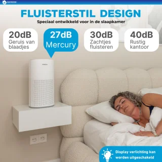 Sofresh luchtreiniger met app 30 m² 6-in-1 filtersysteem