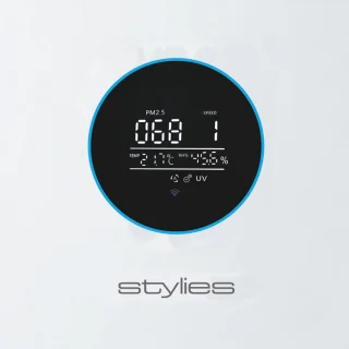 STYLIES ALPHA 80 m² 45 dB 68 W Wit ventilator