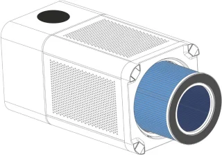 STYLIES ALPHA 80 m² 45 dB 68 W Wit ventilator