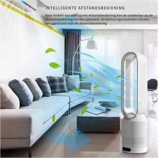 Tower Fan Bladeless 20" Tower Fan Met Afstandsbediening