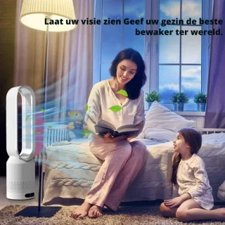 Tower Fan Bladeless 20" Tower Fan Met Afstandsbediening