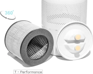 Turbionaire D20AD luchtreiniger met T-Performance-filter
