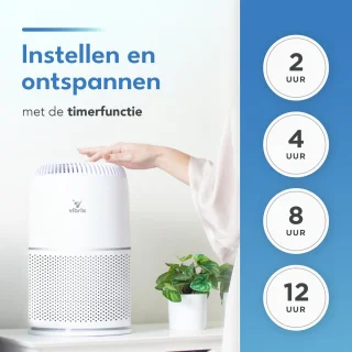 Vibrix Vortex20 Luchtreiniger 4-pack met Afstandsbediening