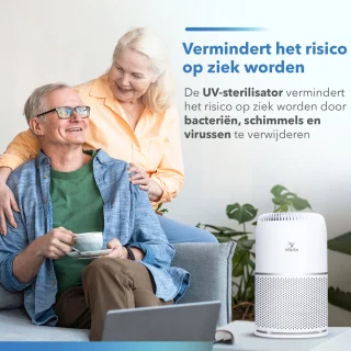 Vibrix Vortex20 luchtreiniger met 3 extra filters en afstandsbediening