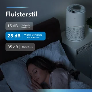 Vibrix Vortex20 luchtreiniger met 3 extra filters en afstandsbediening