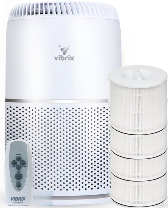 Vibrix Vortex20 luchtreiniger met 3 extra filters en afstandsbediening review