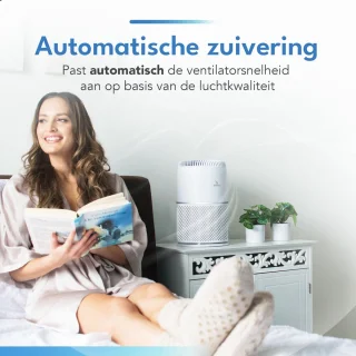 Vibrix Vortex20 Luchtreiniger Set - 2 Stuks met Afstandsbediening