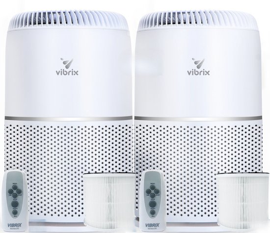 Vibrix Vortex20 Luchtreiniger Set - 2 Stuks met Afstandsbediening review