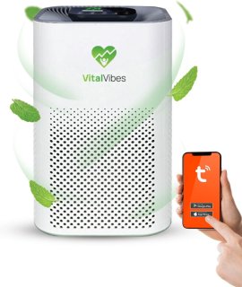 De VitalVibes Luchtreiniger Pro in één oogopslag