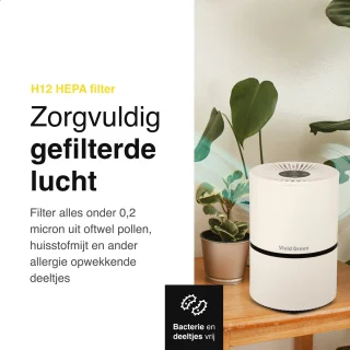 Vivid Green Luchtreiniger Air Purifier Wit