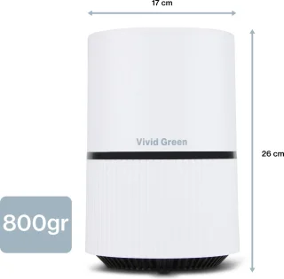Vivid Green Luchtreiniger Air Purifier Wit