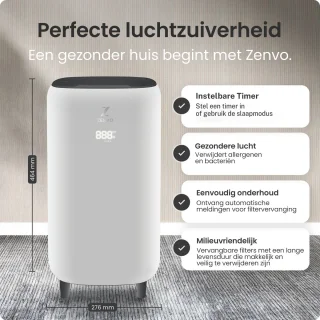 ZENVO AIR XL Luchtreiniger 50 m2