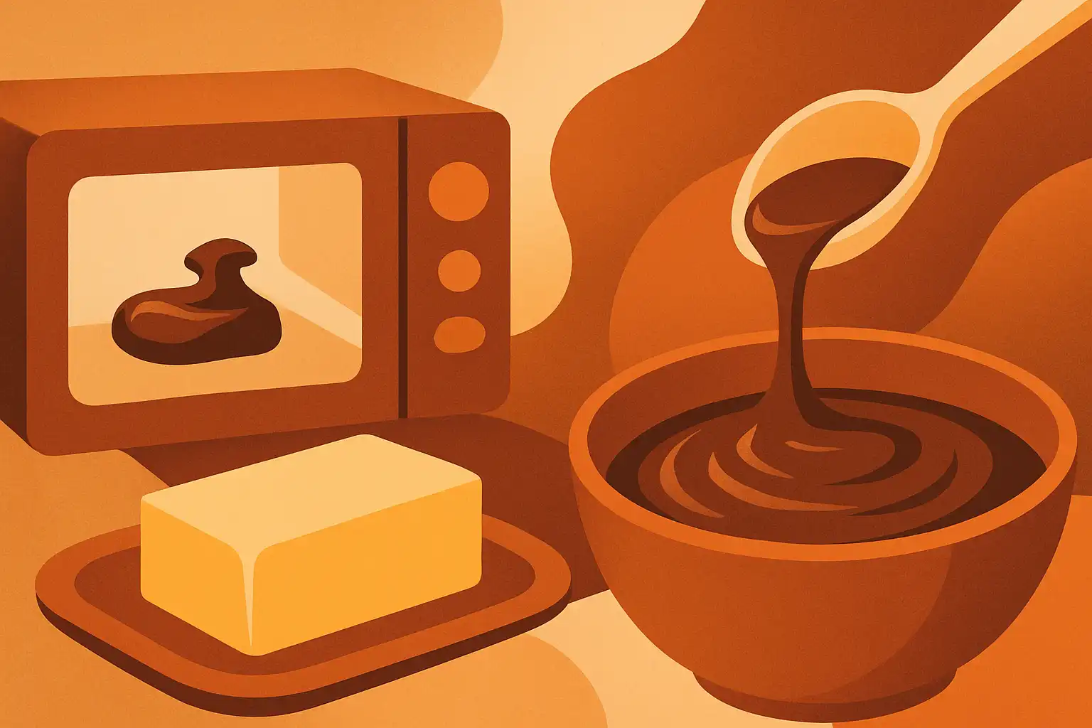 Bakken met een magnetron: chocolade tempereren, boter verzachten en glazuur maken zonder te verbranden