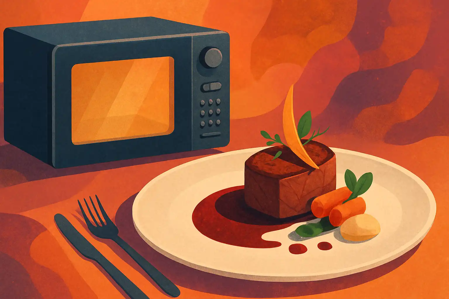 Fine dining uit de magnetron: hoe topchefs experimenteren met microgolf haute cuisine