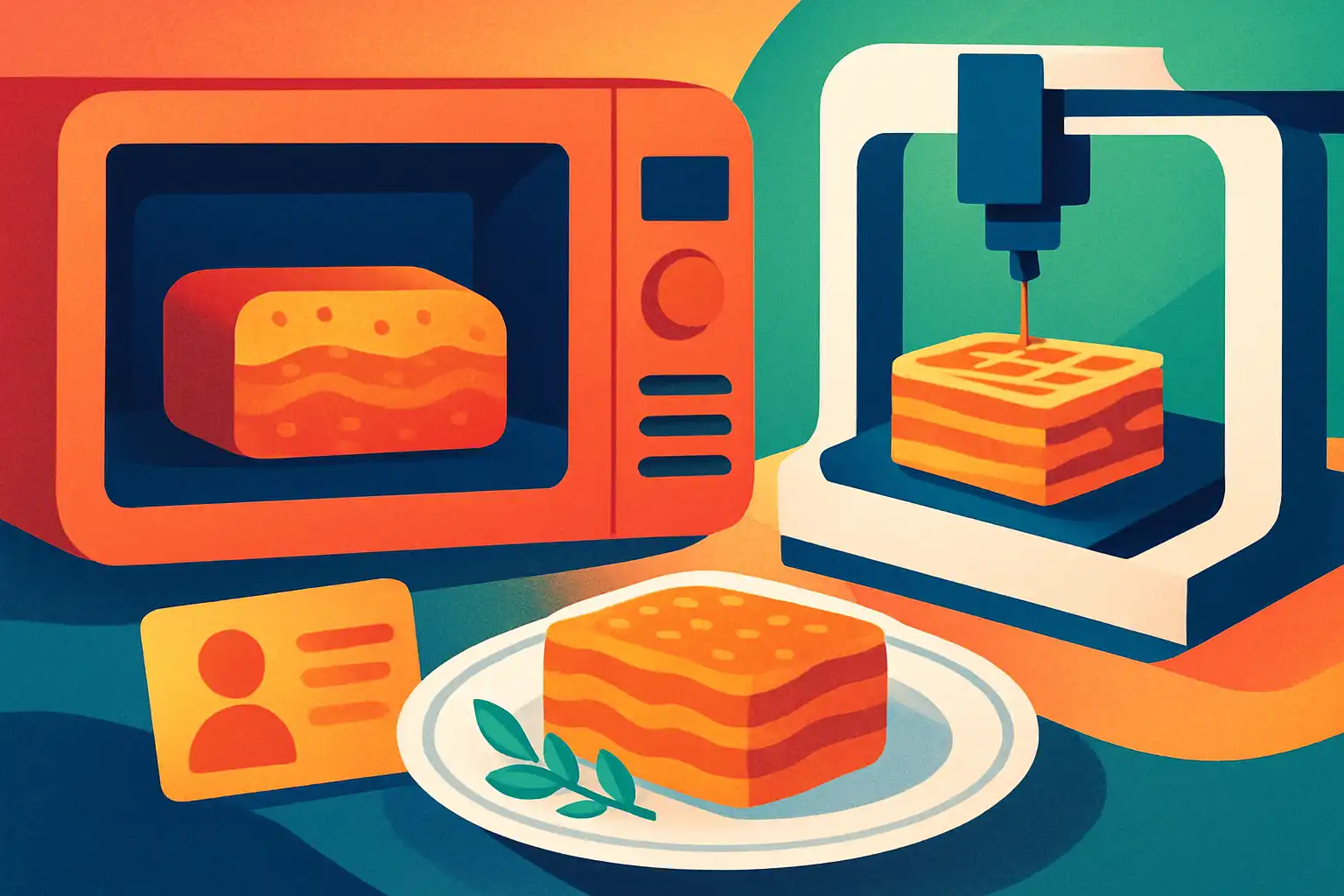 Gepersonaliseerde magnetronmaaltijden: kan 3D-voedselprinten jouw kant-en-klaar veranderen?