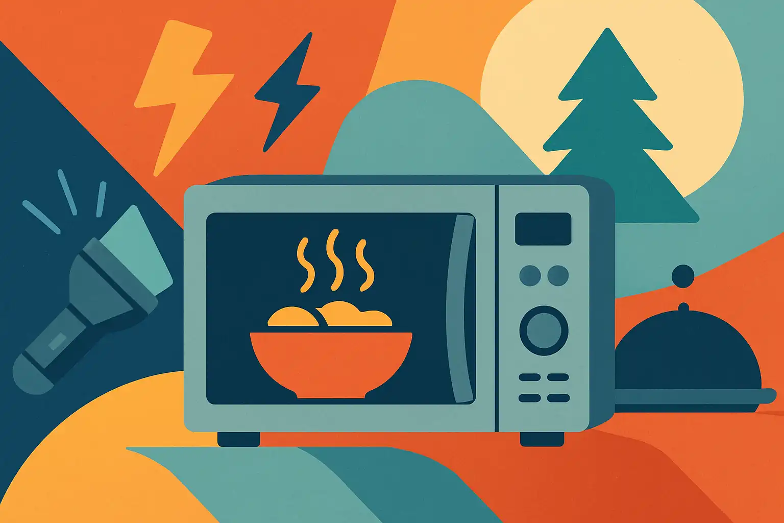 Magnetron als noodkeuken: zo overleef je stroomuitval, kamperen en onverwachte gasten