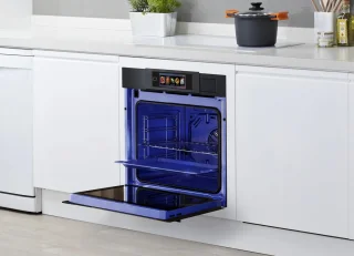 Inbouwoven - KAISER - EH 6341 - XXL Multi 37, multifunctionele - elektrische - stoomoven met stoomreiniging - 60 cm + KCT 9140 FI inductiekookplaat - 90 cm + AT 9342 – Afzuigkap 90 cm, TFT-display, 1100 m³/h