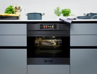 Inbouwoven - KAISER - EH 6341 - XXL Multi 37, multifunctionele - elektrische - stoomoven met stoomreiniging - 60 cm + KCT 9140 FI inductiekookplaat - 90 cm + AT 9342 – Afzuigkap 90 cm, TFT-display, 1100 m³/h