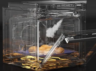 Inbouwoven - KAISER - EH 6341 - XXL Multi 37, multifunctionele - elektrische - stoomoven met stoomreiniging - 60 cm + KCT 9140 FI inductiekookplaat - 90 cm + AT 9342 – Afzuigkap 90 cm, TFT-display, 1100 m³/h