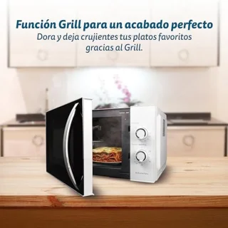 Magnetron met Grill 800W - 25 Liter Inhoud, 5 standen en Ontdooi Functie