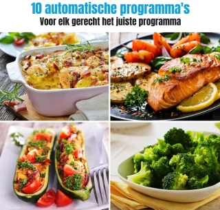 MMP® Heteluchtoven - Oven - Airfryer Oven - Zwart - 28cm x 47cm x 42cm