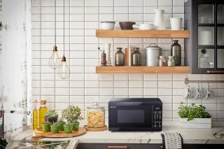 Magnetron 800W met 11 standen en ontdooifunctie - Zwart