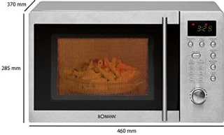 Kleine Magnetron met Grill en 8 Programma's | 1000 Watt, 20 Liter, Ruimtebesparend