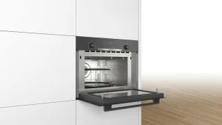 Bosch Serie 4 - CMA583MB0 - Compacte magnetron met hetelucht - Zwart
