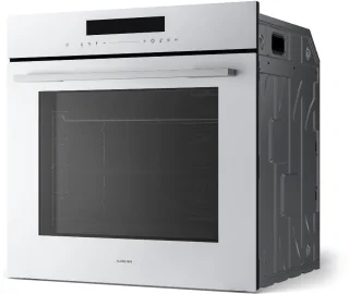 Klarstein Velaire inbouwoven - 74 l elektrische oven, 13 standen, touchbediening, energieklasse A+, geëmailleerde binnenkant, driedubbele beglazing, geïntegreerde enkele oven, 60 cm, mat en glazen design, wit