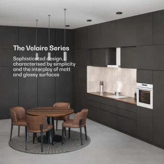 Klarstein Velaire inbouwoven - 74 l elektrische oven, 13 standen, touchbediening, energieklasse A+, geëmailleerde binnenkant, driedubbele beglazing, geïntegreerde enkele oven, 60 cm, mat en glazen design, wit
