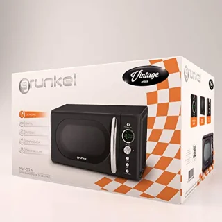 Magnetron met 20 liter capaciteit in vintage design - 700 W - digitale bediening met 5 kookstanden en ontdooifunctie