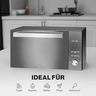 Magnetron met Grill en Grote Ovenruimte van 23 Liter