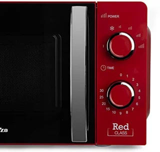 Magnetron 20L Capaciteit met 6 Niveaus, Timer en Ontdooi Programma - 700W, Rood